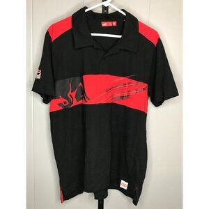 Red Bull Racing Formula 1 Nascar Polo Shirt Mens MD Puma Black Oracle F1